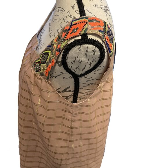 ANTHROPOLOGIE Vineet Bahl embroidered top Size M  EUC - Picture 7 of 8